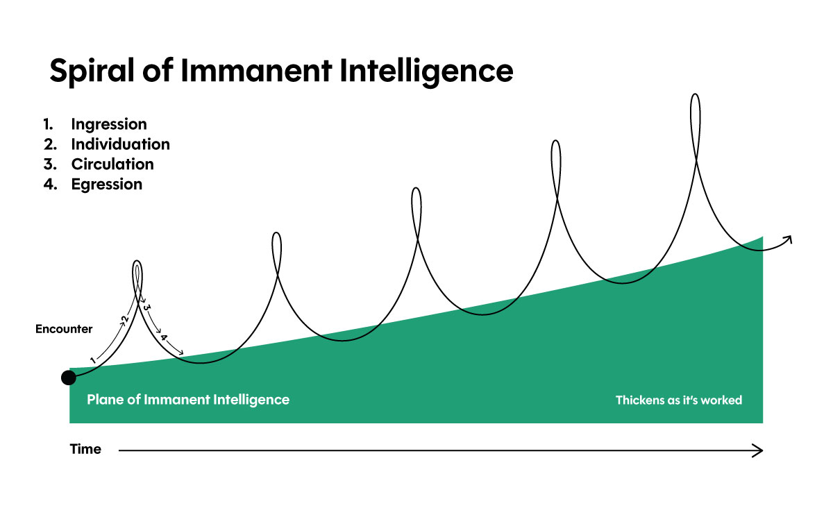 spiral of immanent intelligence